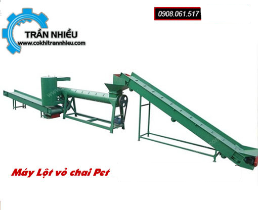 Máy tách bóc vỏ chai - Cơ Khí Trần Nhiều 